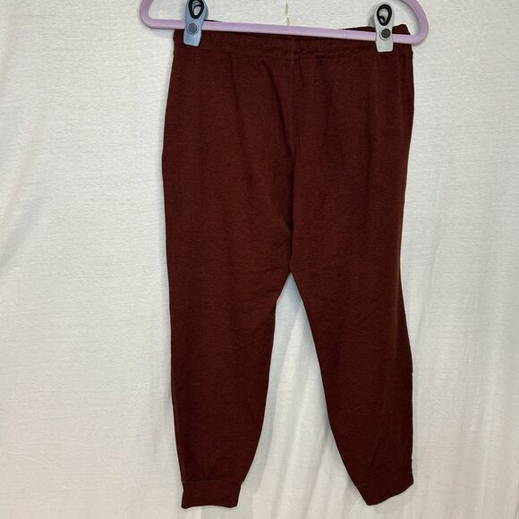 Vuori Dream knit Women's Boyfriend Jogger Capri Pants Performance Red Size Small - Picture 2 of 6